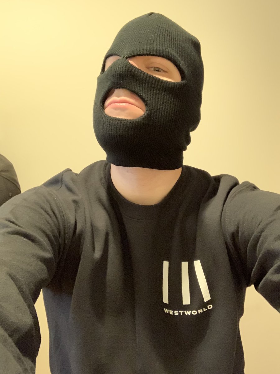 ermonacelli's tweet image. Terrifying how @WestworldHBO predicted we might need these about now. #Westworld #HaltAllFunctions