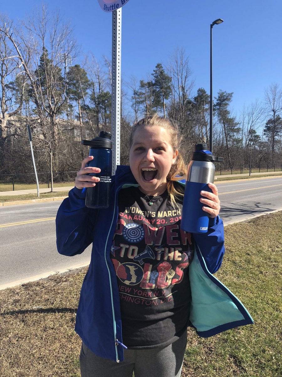 madisonclarke__'s tweet photo. The coronavirus can’t stop us from working out, with our #ecotainers of course #365challenge @DrJDAtkinson https://t.co/s5u9WnkXa3