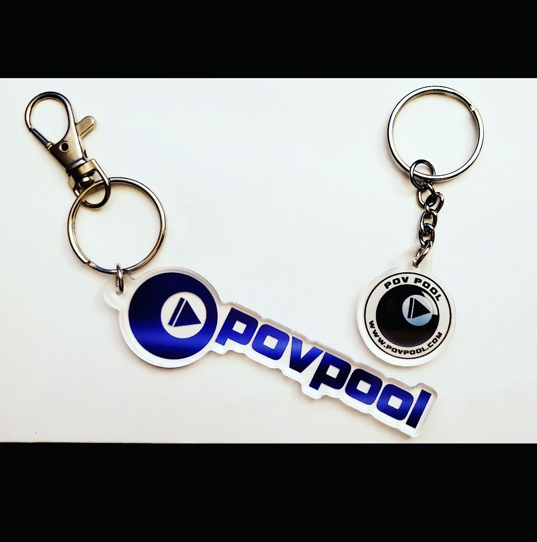 Gerri_Thibodeau's tweet photo. @POVPOOL keychains were a hit...gone the first day of the Andy Mercer. We'll be ordering more! Let us know if you want one!  Thanks @stickermule #povpool #stickermule #acrylickeychains https://t.co/ugW3H5OtJv