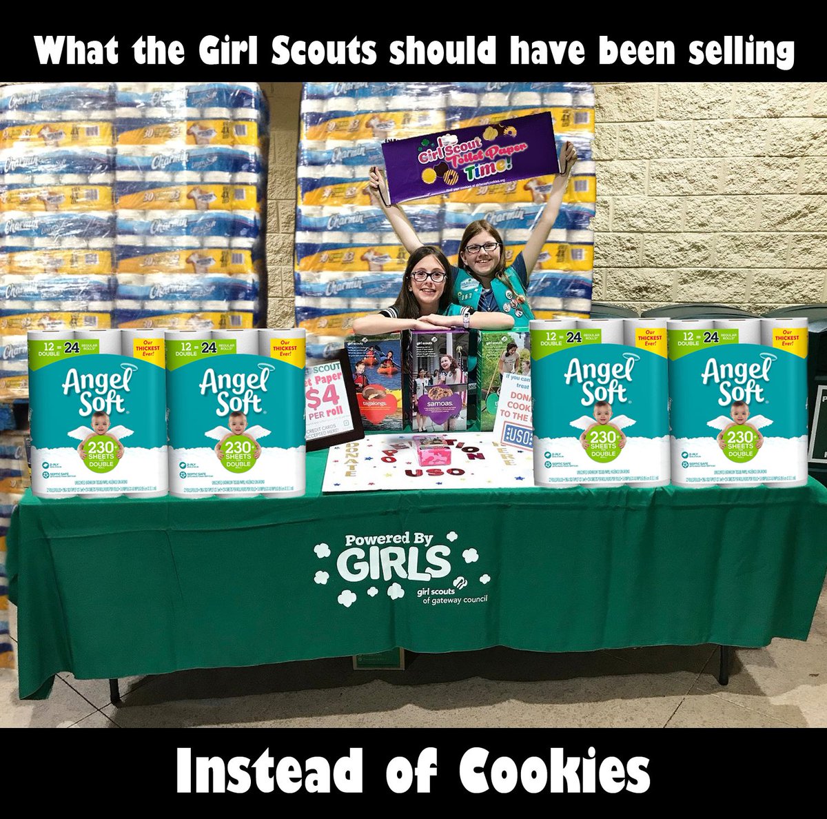 Help is on the way America!! #coronavirus #ToiletPaperPanic