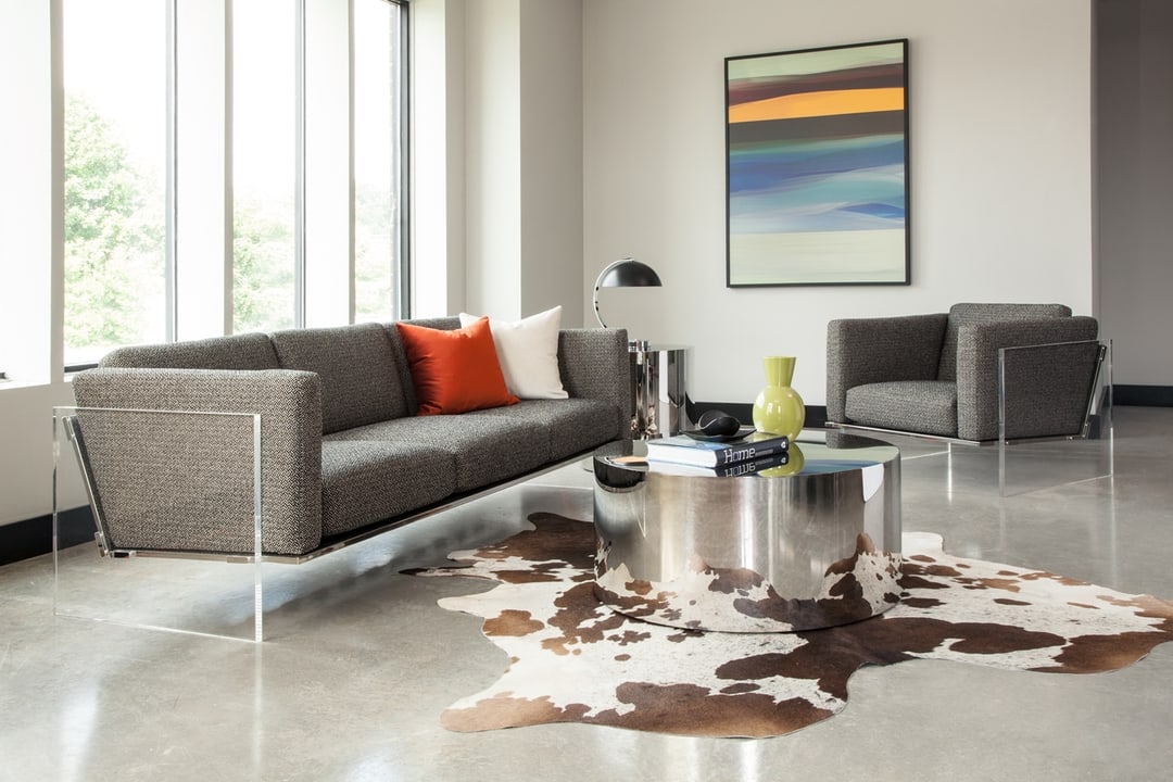 theodoresdc's tweet photo. #MiloBaughman Get Smart sofa and lounge chair with Design Classic drum tables in polished stainless steel finish #InteriorDesign #ModernFurniture #DesignDC #DesignMD #DesignVA https://t.co/NcmAUSm2Cb