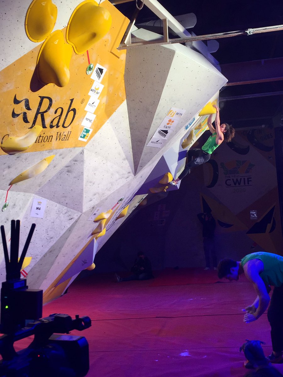 ClimbingWorks's tweet photo. And Molly finishes her #CWIF2020 campaign with a top on the final boulder, huge effort https://t.co/5jw2kwrzzD