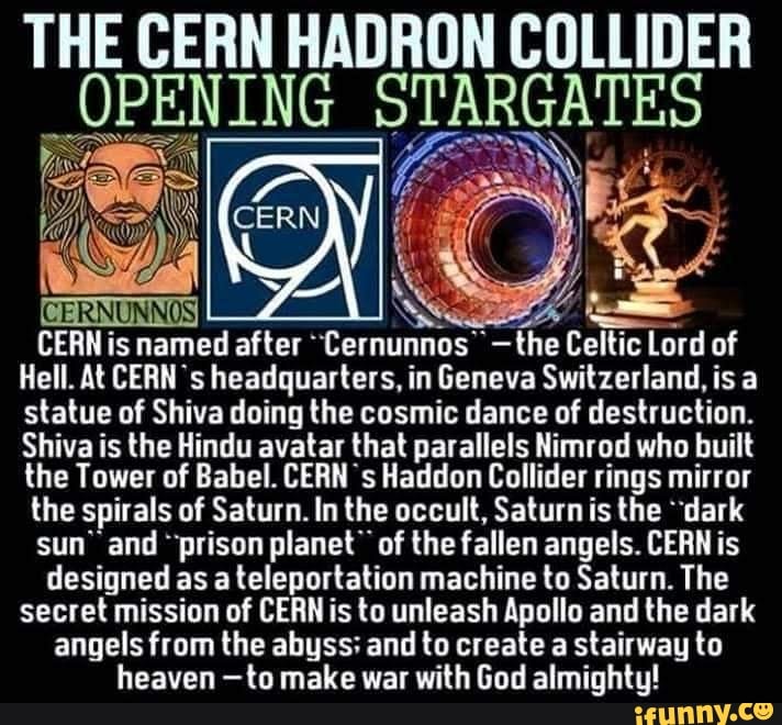 16. NOW TAKE LOOK AT CERNThe Satanic Saturn worship is everywhere in government agenciesCheck out this article:Is CERN Recreating the Tower of Babel? https://www.salvationandsurvival.com/2015/03/is-cern-recreating-tower-of-babel.html