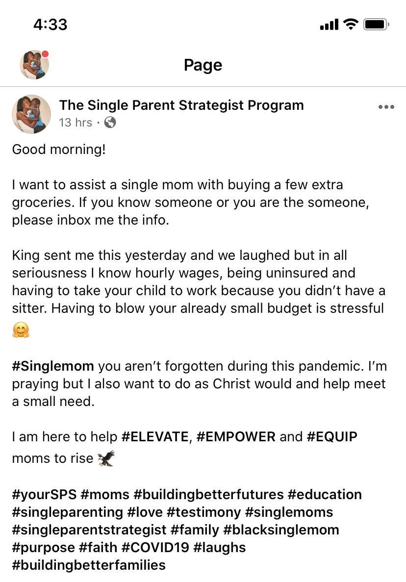 KTsDivaMom's tweet image. My heart has a burden for #blacksinglemoms during this time.