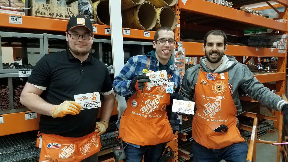 Caught these guys Orange Handed, wearing gloves and teaming up to move some wire mesh! Great job Andrew, Sam and Robert! #4738Family