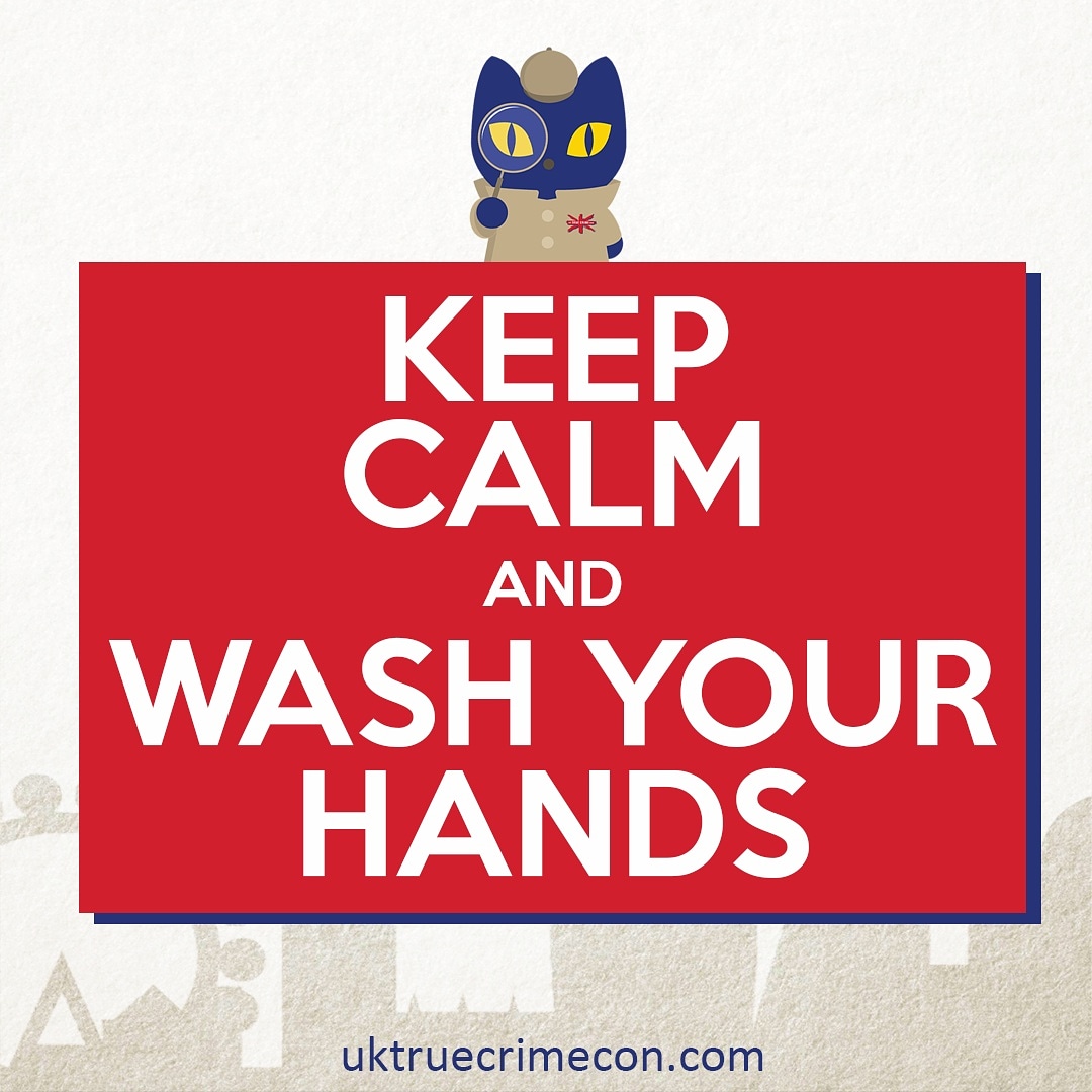 Clean hands and kindness ❤️✌️
.
.
.
.
.
#uktruecrimecon #truecrime #events #london #coronavirus #keepcalm #beexcellenttoeachother #washyourhands #uktcc