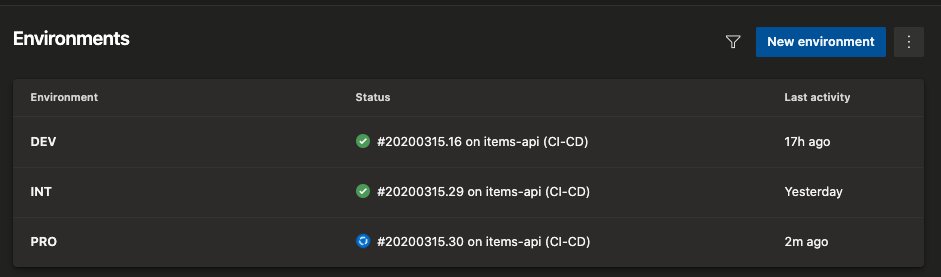 JuanluElGuerre's tweet photo. Really nice #coding #Playing, #learning #azuredevops #pipeline #multistages using #kubernetes (#aks) and conditions andalso #approvals to #deploy to DEV, INT & PRO #environment #azurepipeline #Azure #dotnet #dotnetcore @msdev @Azure https://t.co/h0IMaDqxcn