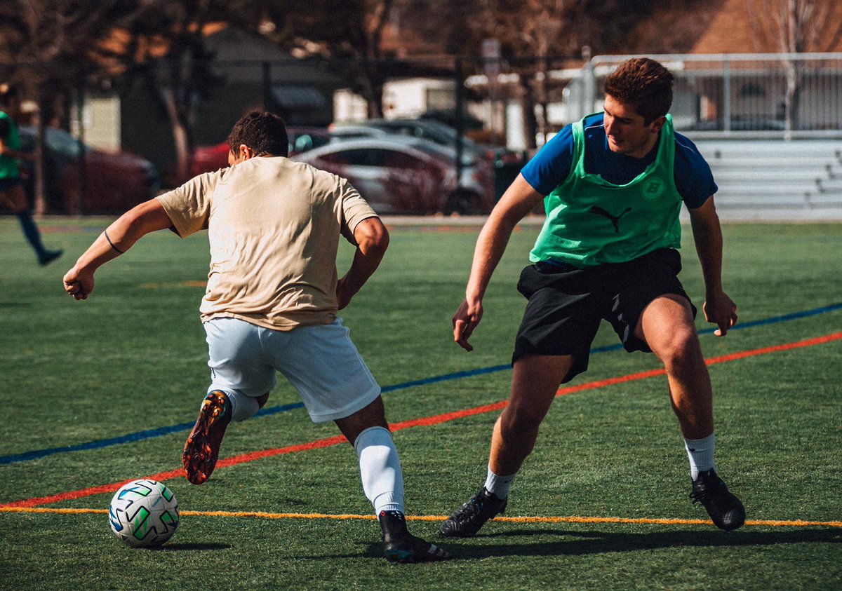 bsumsoc's tweet photo. Coach comes outta retirement for our last game &amp; what happens? He breaks ankles. RIP 👀
————————————
📸 @mackhuddyphotos ————————————
#ALLIN #BSUMSOC #COYB #Together #AdidasFootball #BleedBlue #GoBroncos https://t.co/GjfI6h4GfC