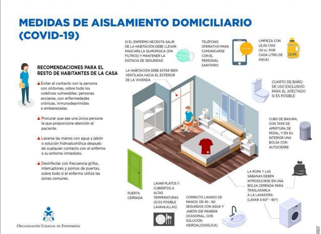 ExtremaduraIes's tweet photo. Seguimos con las indicaciones de quedarnos en casa.
Si algún miembro de la familia  tiene síntomas por el COVID - 19 te indicamos de manera sencilla como hay que realizar el aislamiento domiciliario.
Es importante hacer todo lo que esté en nuestras manos
#YoMeQuedoEnCasa #COVID19 https://t.co/EHZWxXcwfF