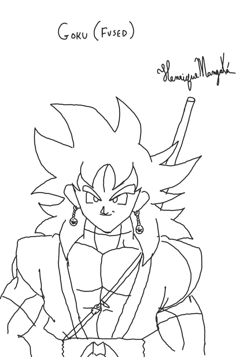 Goku ssj4  Inspiração de desenho, Goku desenho, Desenho