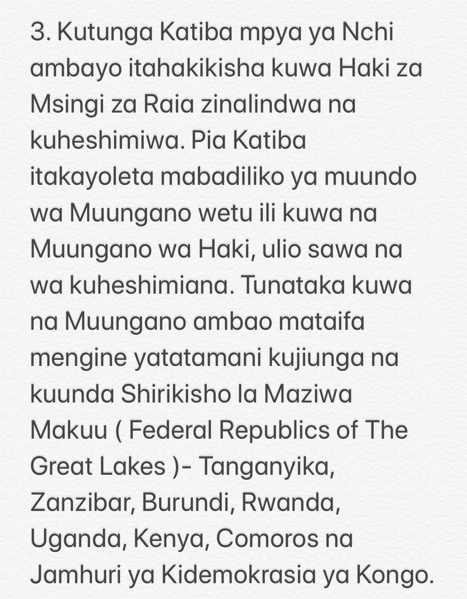 zittokabwe's tweet photo. Mambo muhimu matatu ambayo Chama chetu kitayapigania kwa nguvu zetu zote tukiwa Serikalini au nje ya Serikali baada ya Uchaguzi Mkuu wa Oktoba mwaka 2020. #ACTMM2020 @ACTwazalendo https://t.co/E1Lox8pkXX