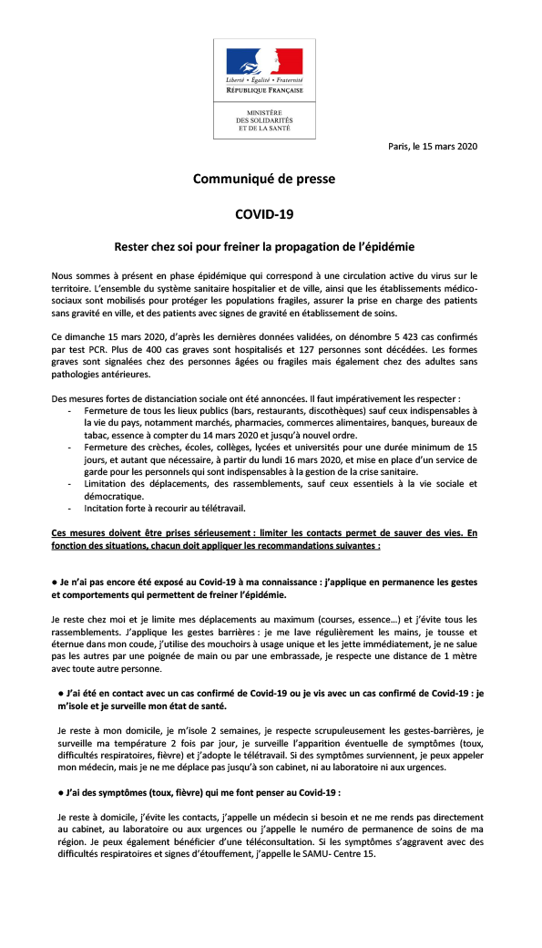Sante_Gouv's tweet photo. Suite à une forte fréquentation du site ce soir, vous pouvez rencontrer des difficultés pour accéder à ce lien. 
Nous travaillons à la résolution du problème. 

Nous vous présentons nos excuses pour la gêne occasionnée. 

⬇ Voici le communiqué ⬇ https://t.co/aPOrXtFvXL
