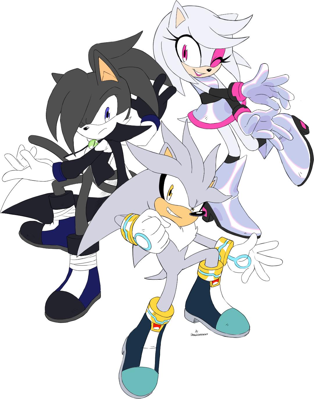 Nibroc.Rock on Twitter: &quot;it just occurred to me I never posted this about  this commission I got from one of my favorite artists @Drawloverlala! It&#39;s  Silver and two of my fan-characters (Clay&amp;amp;Alumi)!