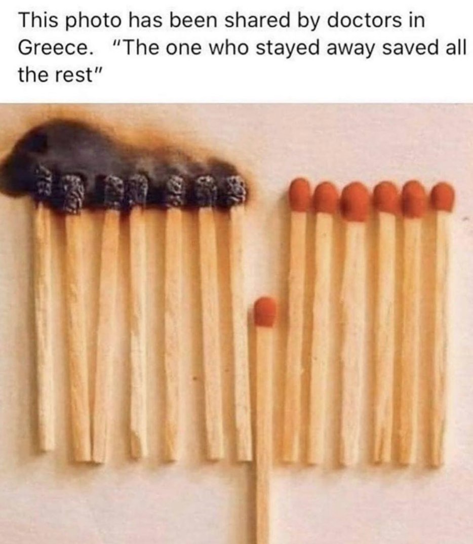 SharecareInc's tweet photo. We’re all in this together. You may have seen this image before, but it’s worth sharing again. It reinforces the fact that the way we overcome this is together. 

Protect yourself, but remember that social distancing can break the chain of transmission. Stay home and save lives. https://t.co/QdA5XtIRSX