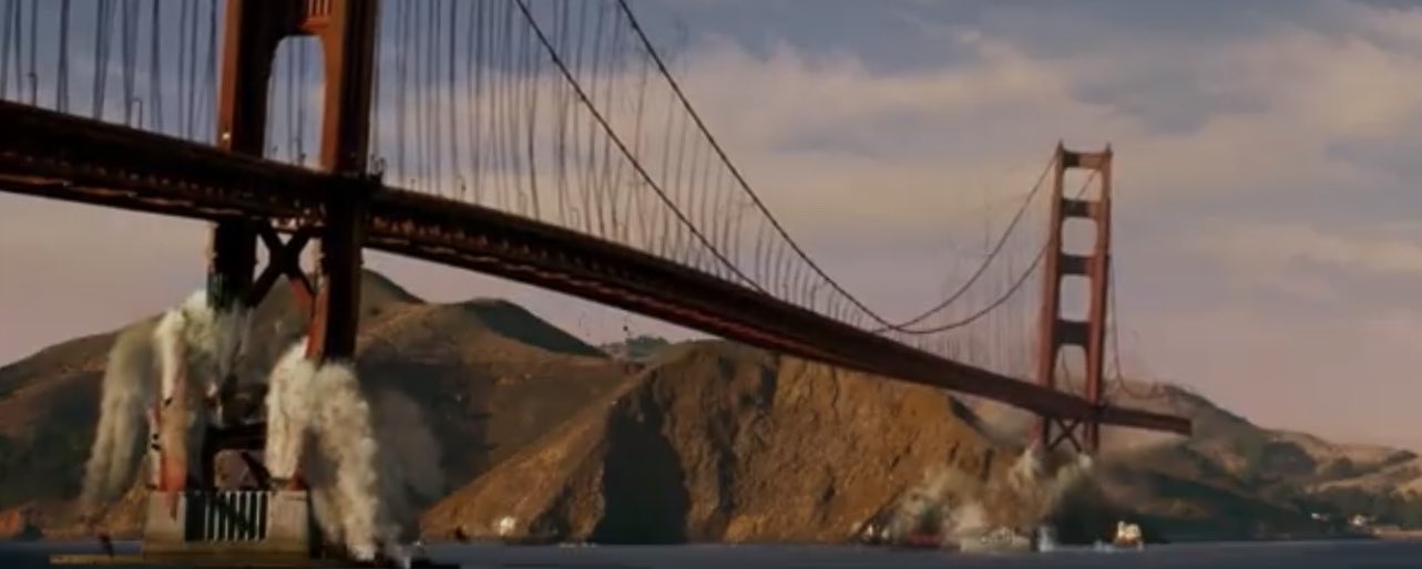 Times the Golden Gate Bridge has been destroyed. on X: X-Men: The