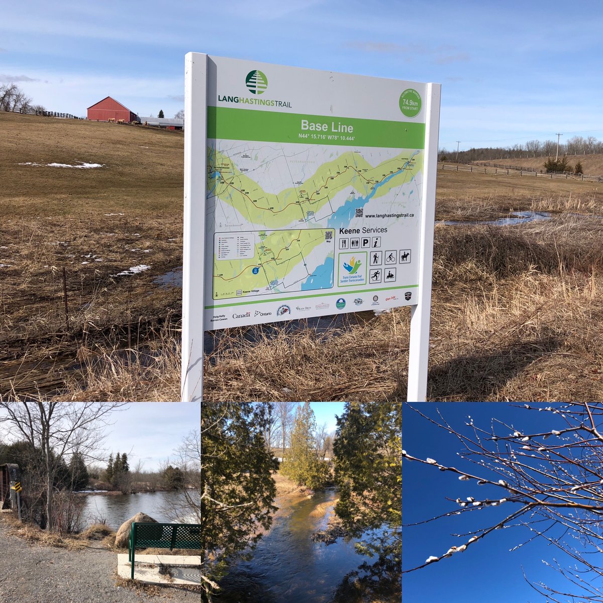 Time out-of-doors is wonderful therapy &amp; @PtboCounty <a href="/ontrails/">Ontario Trails</a> have so much 2 offer this time of year. If the children are getting antsy, explore a trail. Two walks this weekend &amp; didn't see a soul, but did see deer, returning birds like red-wings, pussy willows opening #FreshAir
