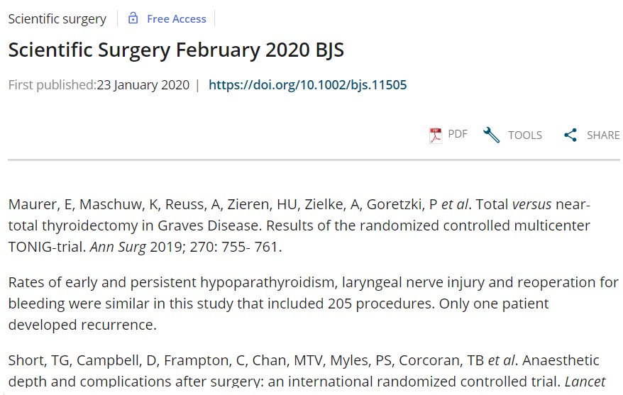 O Xrhsths Bjs Sto Twitter The February Bjs Issue Scientific Surgery Articles T Co Tmfzv9zltt Jjearnshaw Amylightnermd Bplwijn Des Winter Johnbeynon5 Ksoreide Malinasund Evanscolorectal Robhinchliffe1 T Co Yzuqvwwty3
