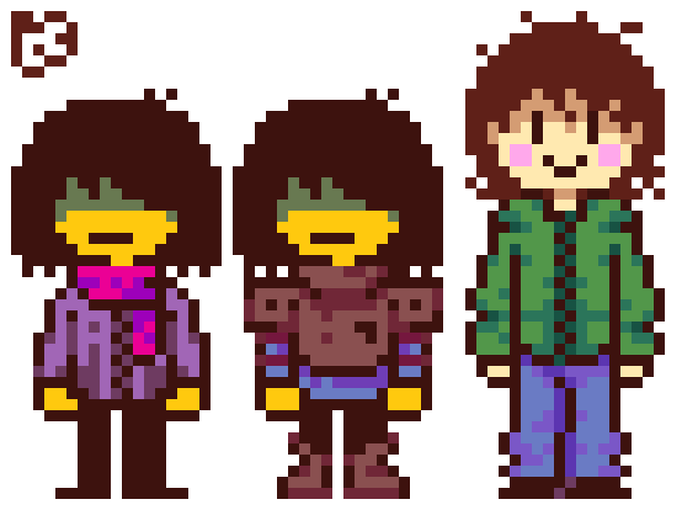 Szkraft2 Holy Frick Undertale Have Some Sprites Yes I M Still Writing The Story I M Getting Close Tho It S Mainly Taking So Long Cuz I M Doing It Not Too Often Chara S Head