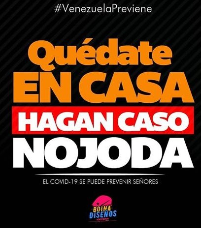 suheis_paredes's tweet photo. #YoMeQuedoEnCasa #YoMeQuedoEnMiCasa  #CoronavirusEnVenezuela https://t.co/0vIi2l2tlz