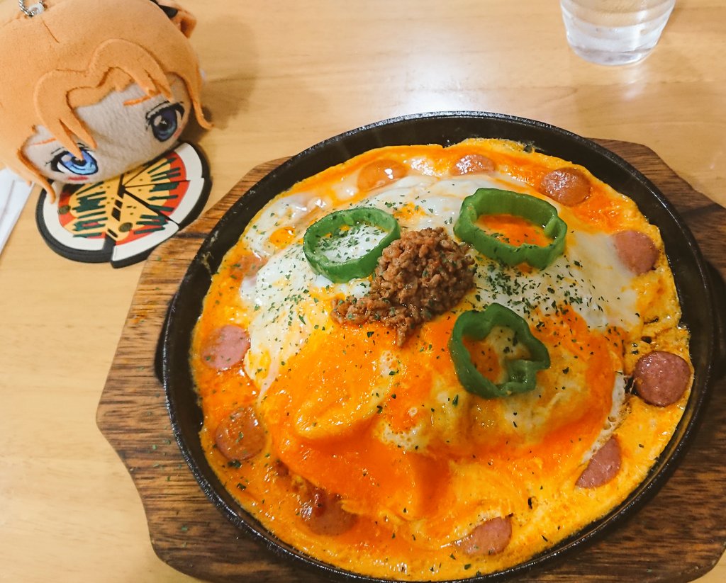 ブロンズさんで鉄板ナポリタン頂きました ノートにお絵描き そしてミニ色紙を寄贈 ココ の漫画