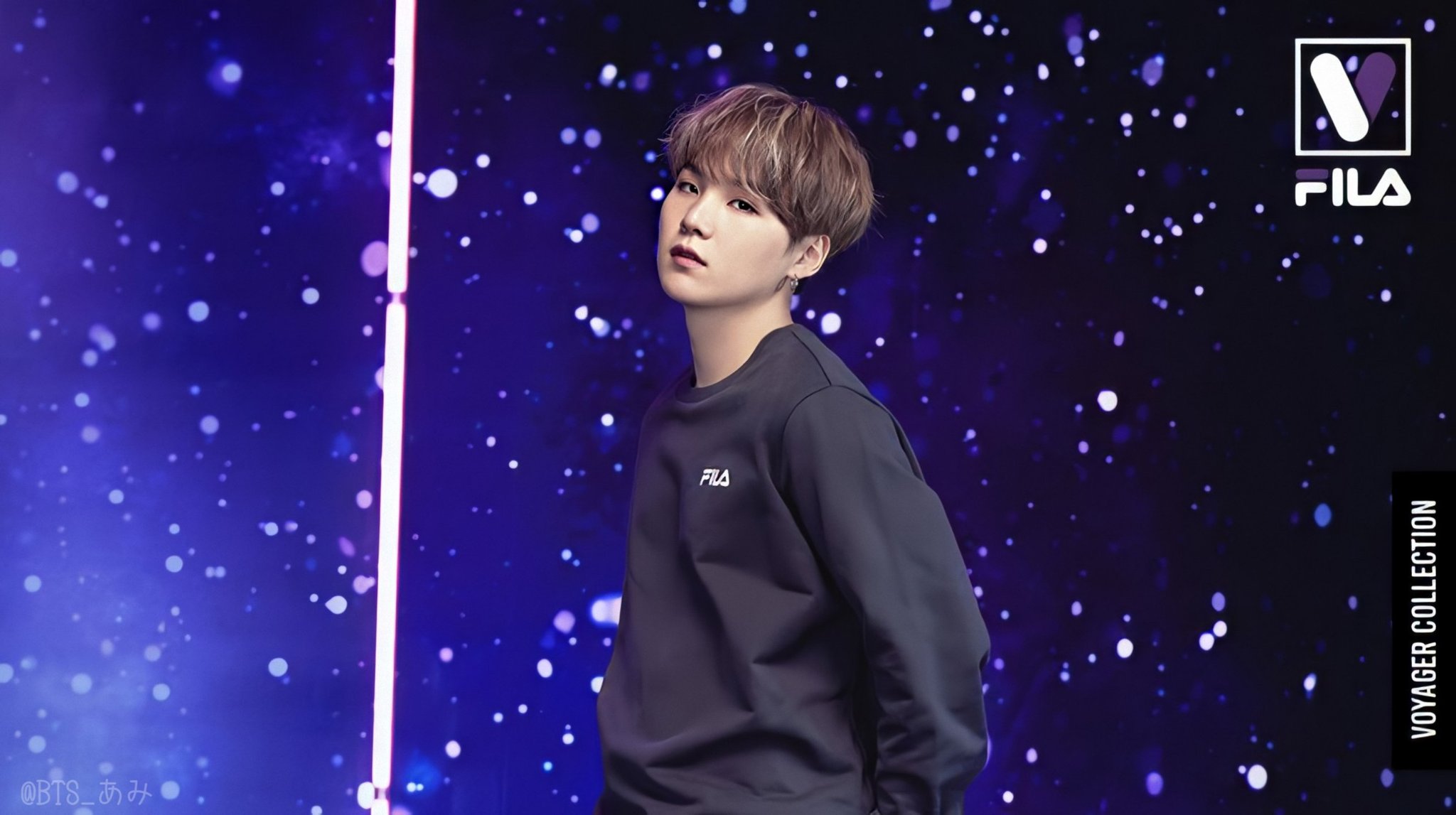 BTS_あみ💜 в X: „【高画質】 FILA ユンギ 保存する場合いいね