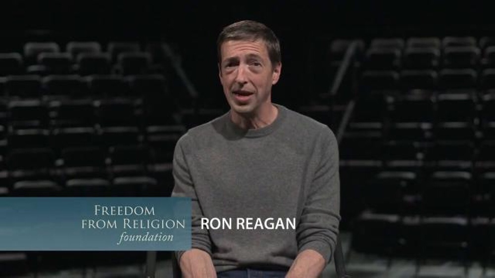 PhilipTerzian's tweet photo. #RonReagan's life has been such an incredible journey: @Yale undergraduate (briefly), ballet dancer (briefly), @AnimalPlanet correspondent (briefly), Air America talk-show host (briefly), now TV pitchman for Freedom From Religion Foundation. The American Dream is alive and well! https://t.co/Q540jAqrKW