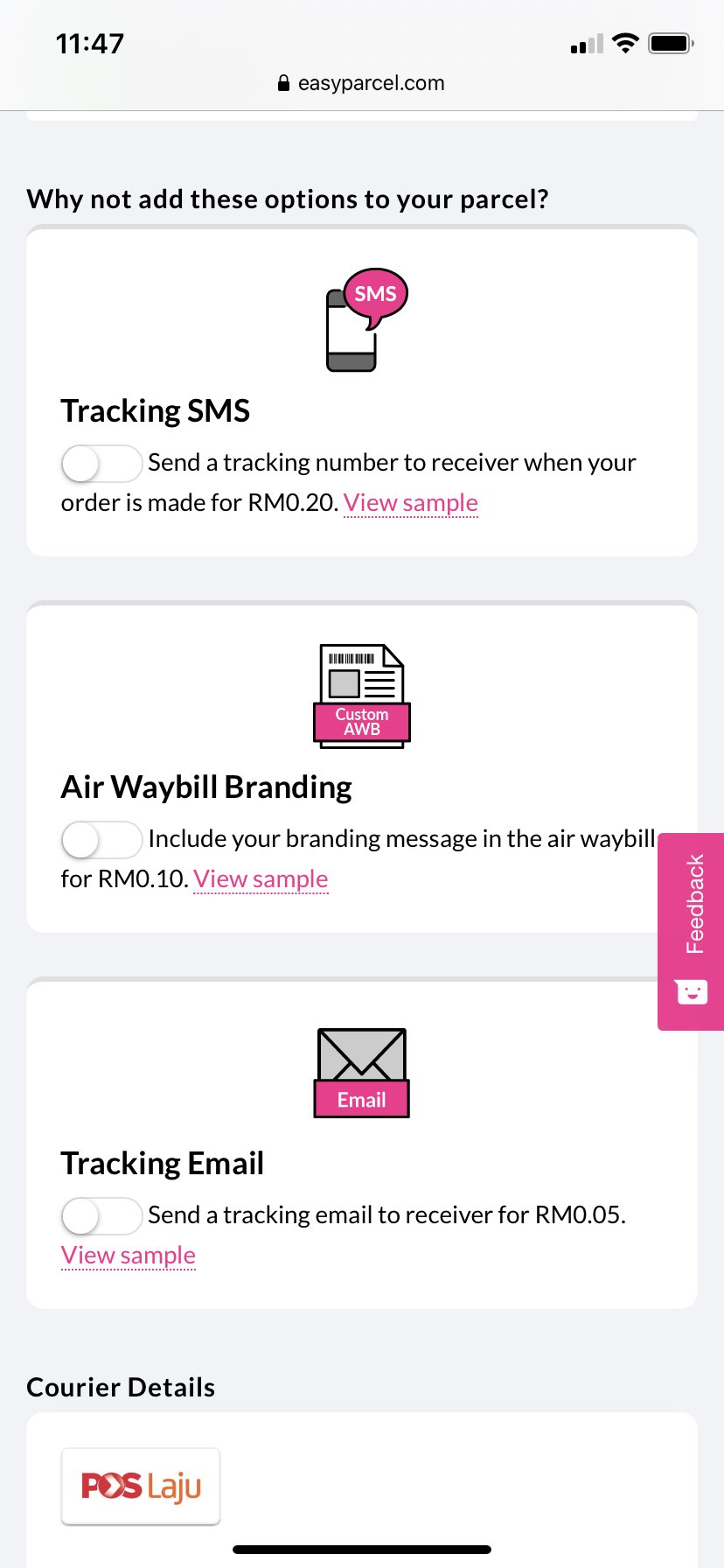 Tracking easyparcel ‎EasyParcel on