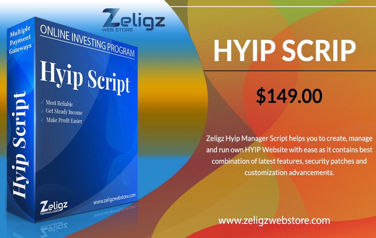 joe_thomas198's tweet image. Buy a flexible &amp;amp; trustworthy #HYIP_Script from ZWS. They provide the foremost crypto script products &amp;amp; #services with advanced features &amp;amp; functionality. Their HYIP manager script is very reliable &amp;amp; bug-free to create a successful crypto investment website: zeligzwebstore.com/product/hyip-s…