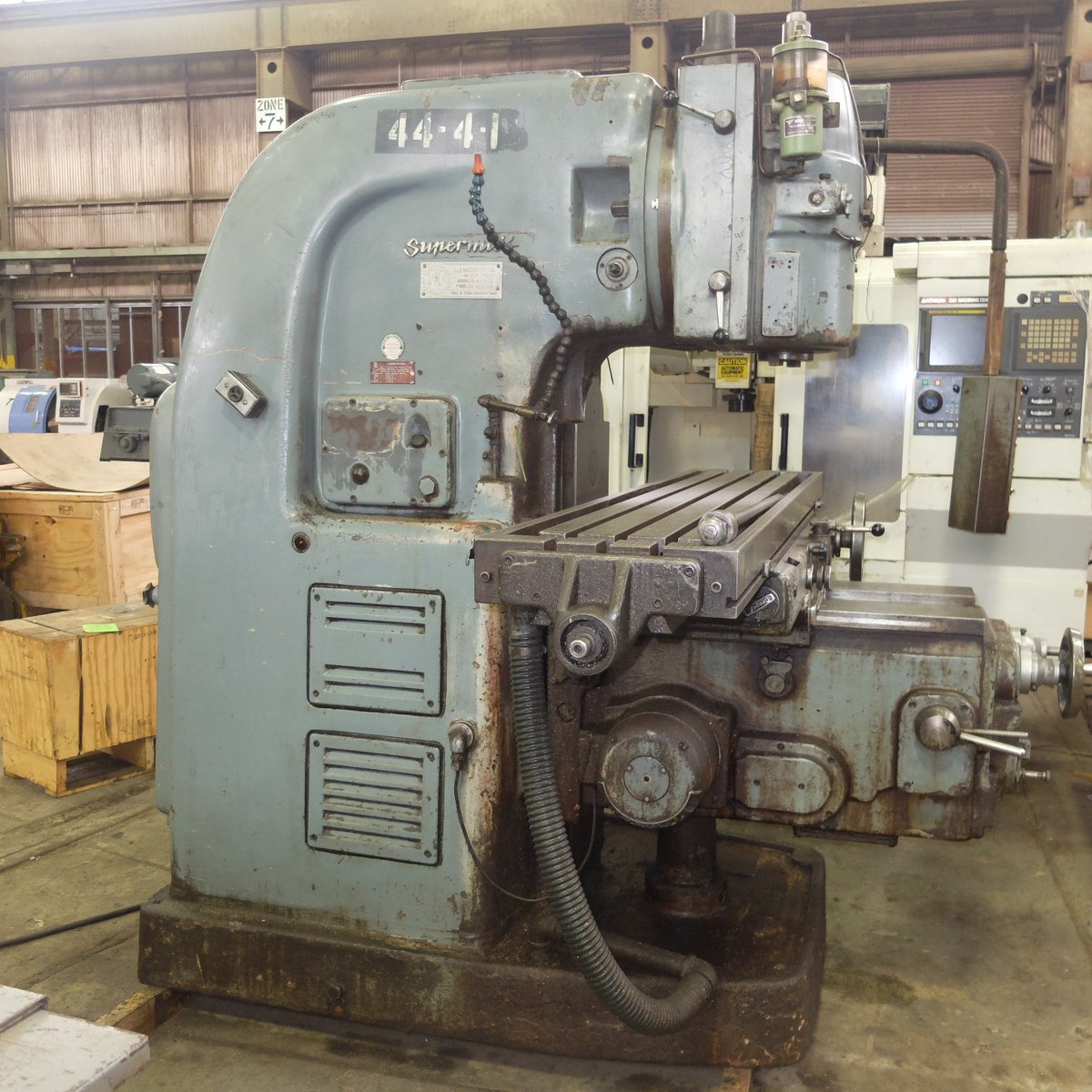 Machinetoolcomm's tweet photo. Used Milling Machines For Sale - SUPERMILL MODEL VR-5 VERTICAL MILLING MACHINE https://t.co/epB8DvSVmR  #Milling #Millingmachine #Kneemill #Supermill #mfg #machinetools #metalcutting #machining #heavymilling #usedmachinery #usedmachinetools https://t.co/TLZwYTOtiN