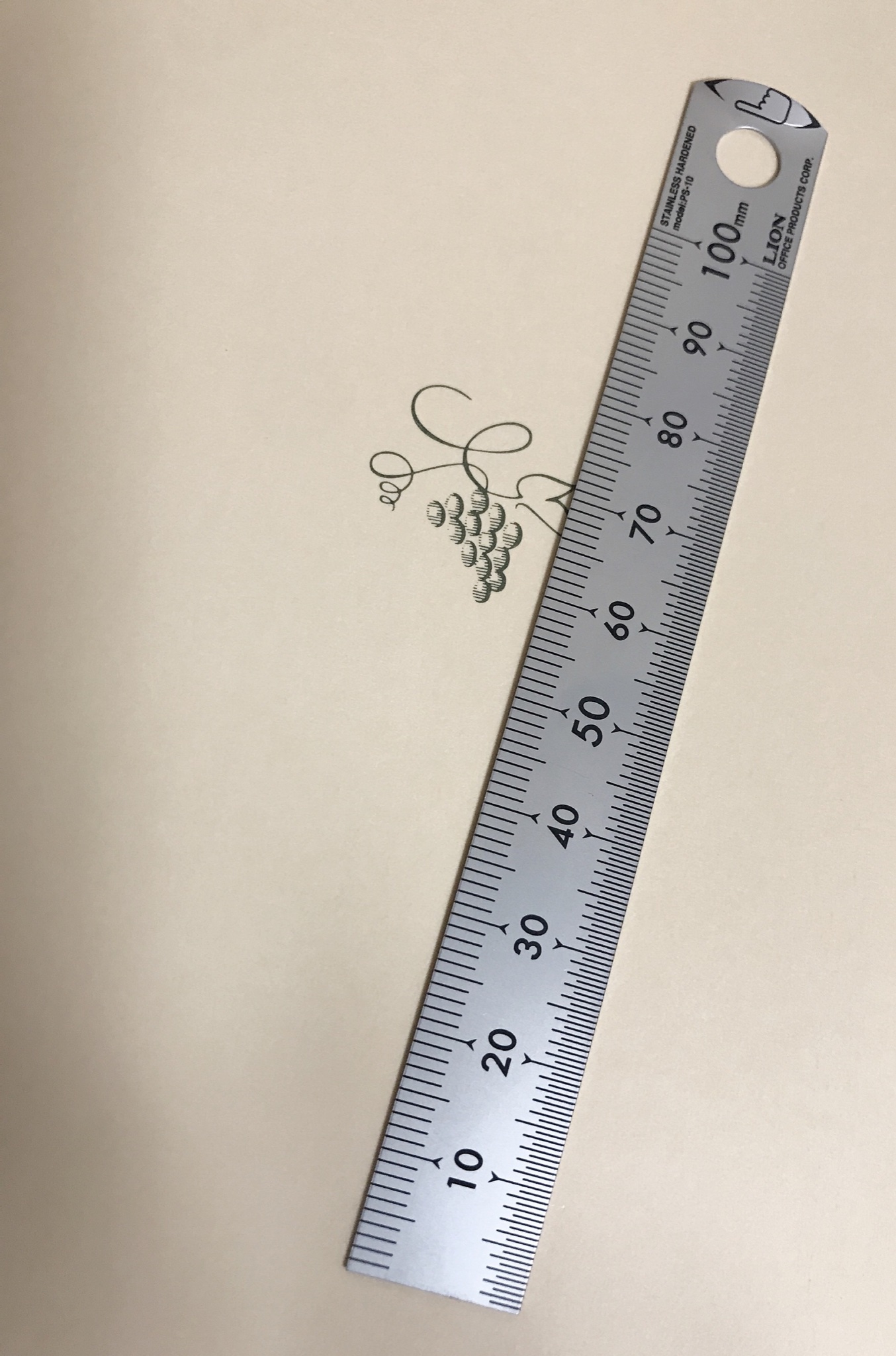 木之下惠美 Megumi Kinoshita スマホのケースに入る物差しが欲しくて 10cm物差しを買いました 欲しかったのは これどのくらいの大きさだろう と気になることが時々あると言う何気ない理由からなんですが そう言う自分のこころの声に きちんと向き合い