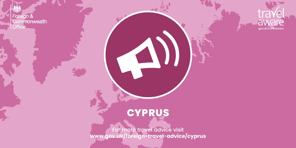 FCDO Travel Advice on Twitter "Cyprus The FCO advises against all but