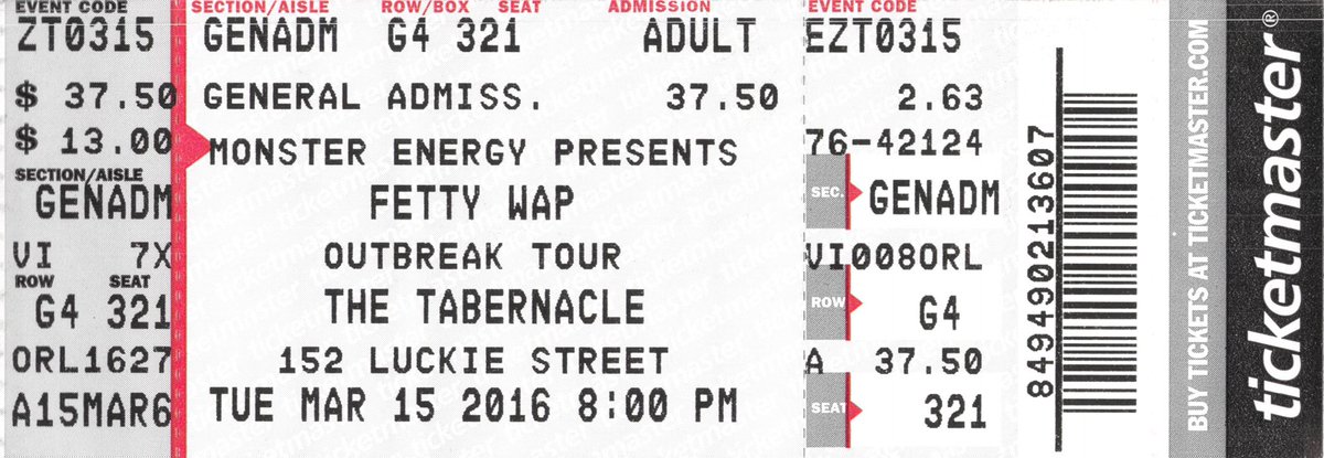 Four years ago today I saw  @fettywap at  @TabernacleATL. I’ll never forget how hard that room went off on the first chorus of “Trap Queen.”