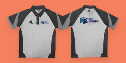 Check out this custom polo made for Myott Engineering. Design your business polos using our easy to use online design tool. buff.ly/2UbokAW
#smallbusiness #customapparel #onthego