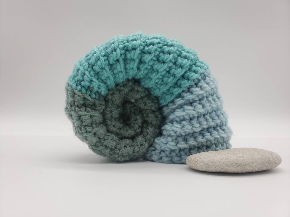 MerTownsend34's tweet photo. Excited to share the latest addition to my #etsy shop: Ammonite Fossil Plush Decor/Nautilus Shell https://t.co/MvzTqOkmO3 #blue #backtoschool #green #entryway #no #ammonitefossil #crochetnautilus #crochetammonite #sciencegifts https://t.co/aEjtVpcxP1