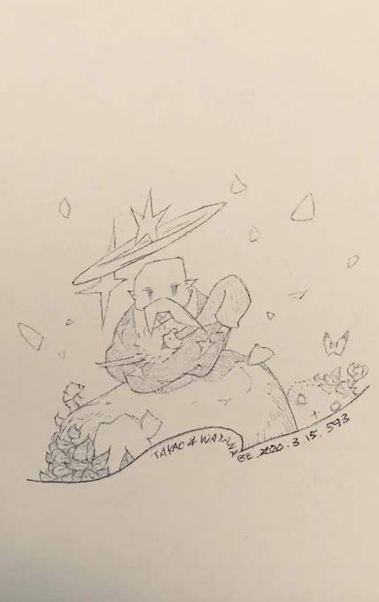 No.B0593

『季節はずれの雪』

おおおっとこりゃいかん!こんな時期まで寝てしまった…と一瞬思ってしまったほど珍しい時期の雪じゃな!コケダマ見ておるか?これに名前を勝手につけてはダメじゃぞ?「雪」としっかり名前があるんじゃ!

#渡辺孝夫デジタル画集
#孝夫原画
#コケダマちゃんの友達 