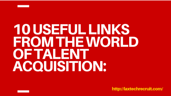 TechRecruit Newsletter: 10 Links From The World of Talent Acquisition - mailchi.mp/77d38eacde94/r…