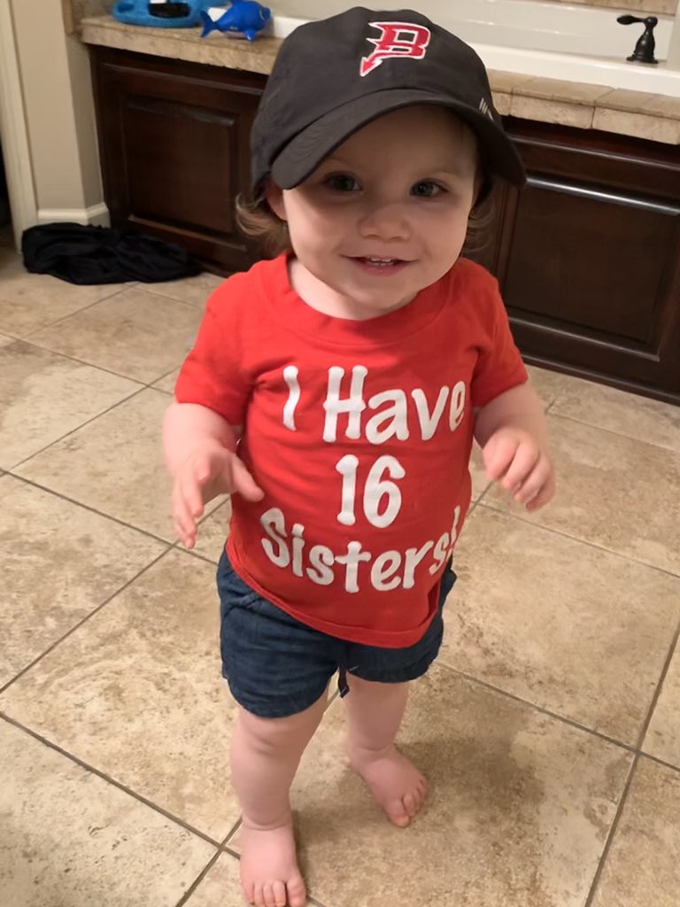 Missing @BHS_softballl a little extra today! In case you were wondering... Yes, the size 2t shirt fits now! Big girl! <a href="/CoachFortney/">Brad Fortney</a>
