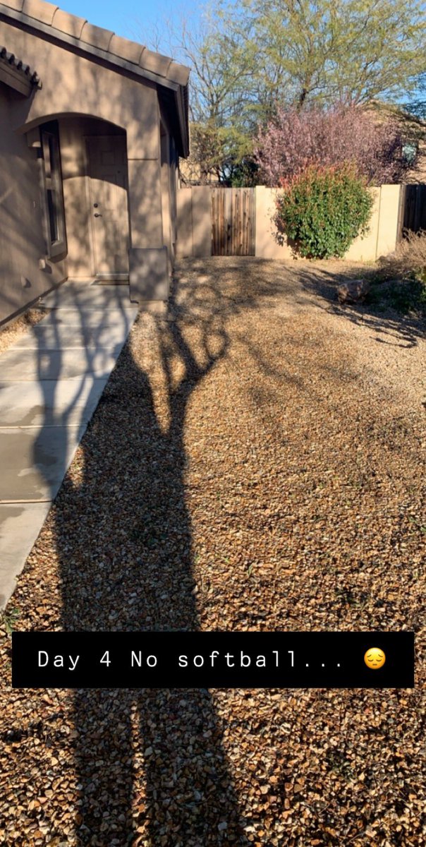 BudwardArmijo's tweet image. Day 4 #NoSoftball 😭 yard work ✅