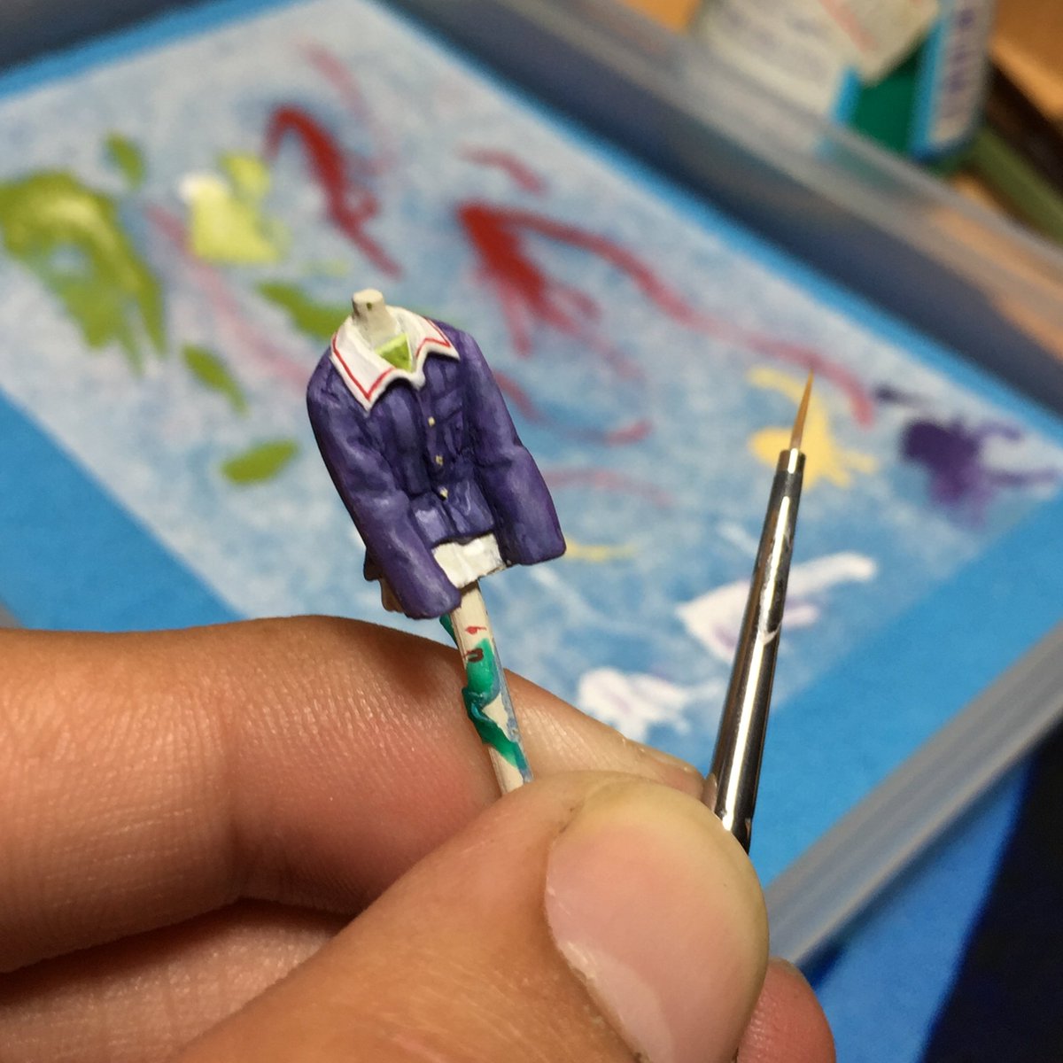 HuaroNanaGo's tweet photo. Su wip piola
#girlsundpanzer #garupan #makoreizei #mihonishizumi #yukariakiyama #saoritakebe #hanaisuzu #anglerfishteam #panzer #panzeriv #modelkit #miniatures #scale135 #wf2020w #ガルパン #ガルパン版深夜のお絵描き60分一本勝負 https://t.co/noBtMDqt5e