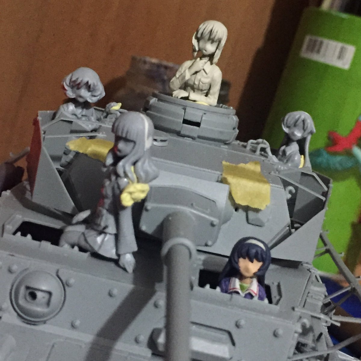 HuaroNanaGo's tweet photo. Su wip piola
#girlsundpanzer #garupan #makoreizei #mihonishizumi #yukariakiyama #saoritakebe #hanaisuzu #anglerfishteam #panzer #panzeriv #modelkit #miniatures #scale135 #wf2020w #ガルパン #ガルパン版深夜のお絵描き60分一本勝負 https://t.co/noBtMDqt5e