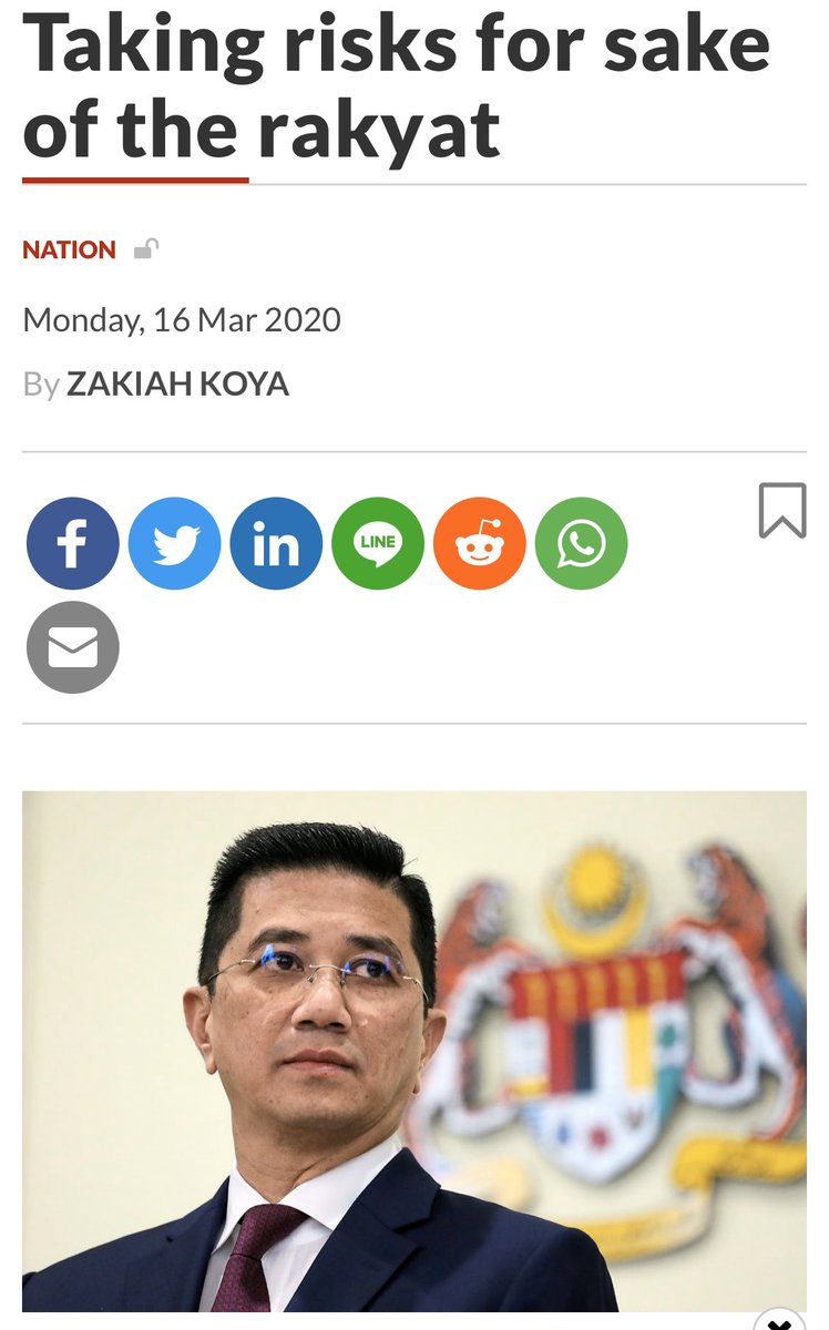 syahredzan's tweet photo. So apparently, our PN Ministers say that they are 'taking risks' by having meetings on Covid-19. But they do it 'for the sake of the rakyat'.

They also seem to think that they are frontliners in the fight against Covid-19.

I'm sure its the doctors and health workers but hey 🤷🏻‍♂️ https://t.co/zLCRp3dO5W