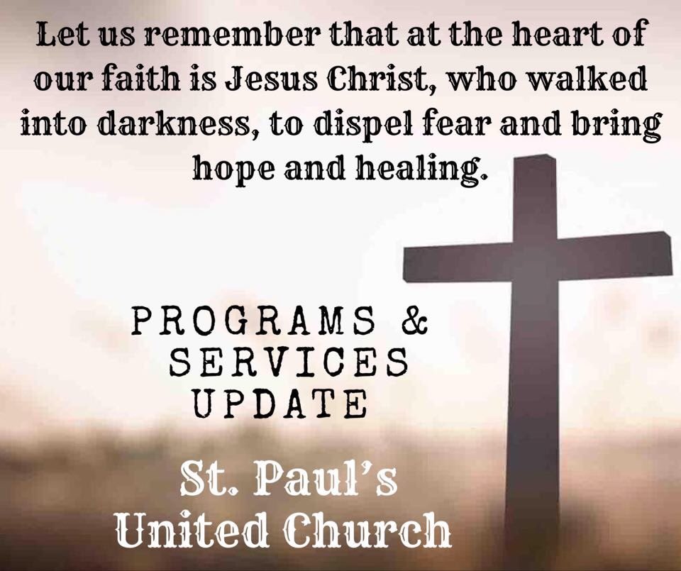 StPaulsFred's tweet photo. Please see the pinned post on our Facebook page for the latest update from the board and staff of St. Paul’s. https://t.co/qqPLRfD9oy https://t.co/C1NrgPAy7x