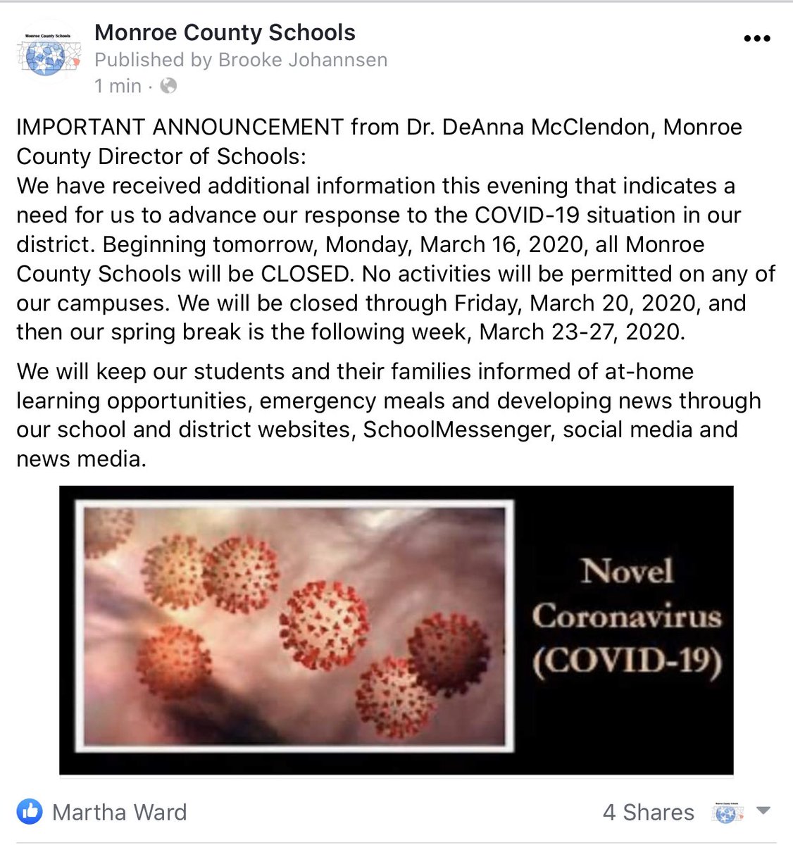 MonroeCountySc1's tweet photo. https://t.co/2JxcXFYOCD