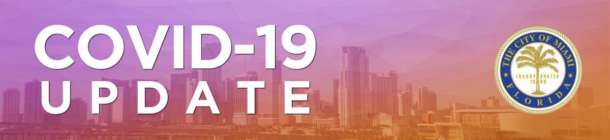 CityofMiami's tweet photo. City orders reduced hours, occupancy loads for all non-essential businesses to encourage social distancing, reduce public gathering. #InThisTogether #COVID19 Details: https://t.co/VcpVCSDo3W https://t.co/CmgK5TTj90