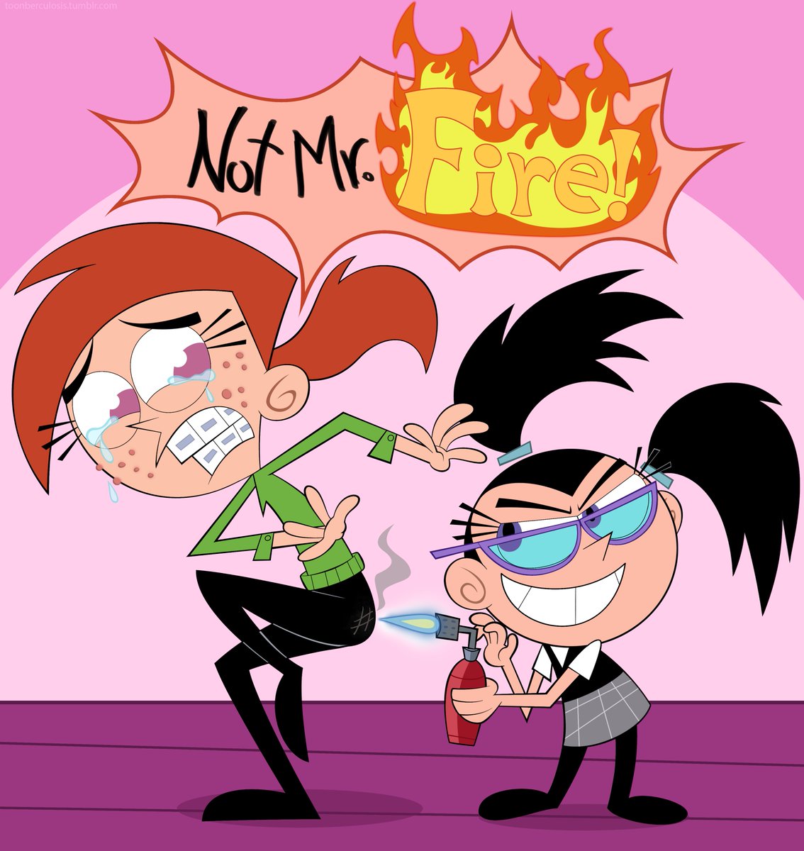 Nerdy Vicky, Meanie Tootie #Hartfanart #Vicky #Tootie #Fairly_Oddparents #r...