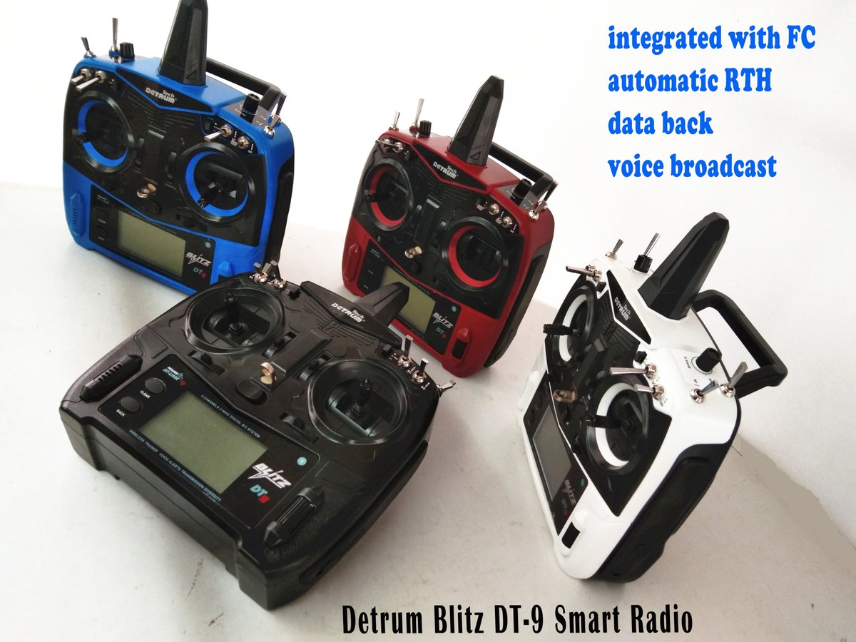 RcDynam's tweet image. Detrum Blitz DT-9 Smart Radio, say goodbye to program card and chimes.

More colors, which color you like ? :)

More info: 
dynam-rc.cn/Product/view/i…

Get it:
store.dynam-rc.cn/en-us/Product/…
