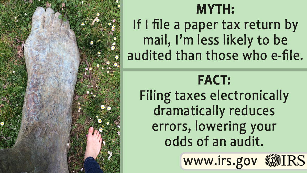 IRSnews's tweet photo. Taxpayers file electronically because e-file and direct deposit is the fastest and safest way to file and get a refund. Because you're more likely to file a complete and accurate return electronically, you’re less likely to get follow-ups from #IRS. https://t.co/MyEyXuAj57 https://t.co/R3OSt2aNbW