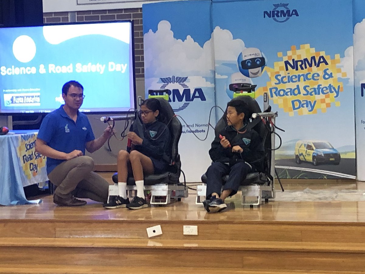 HollyKim0's tweet photo. Stage 3 at NRMA Science and Road Safety session @ermington_west https://t.co/kK6l6LptIv