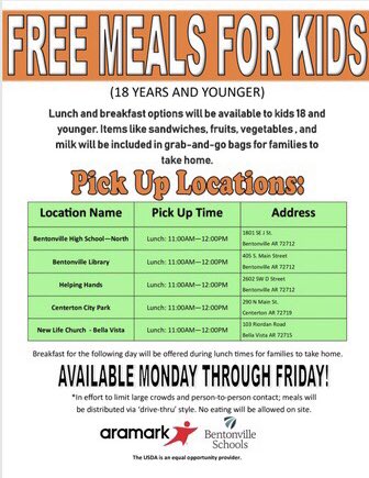 BHS_TigerPride's tweet photo. Free Meal Info from @Aramark &amp; @Bville_Schools https://t.co/0cfYBSQgSK