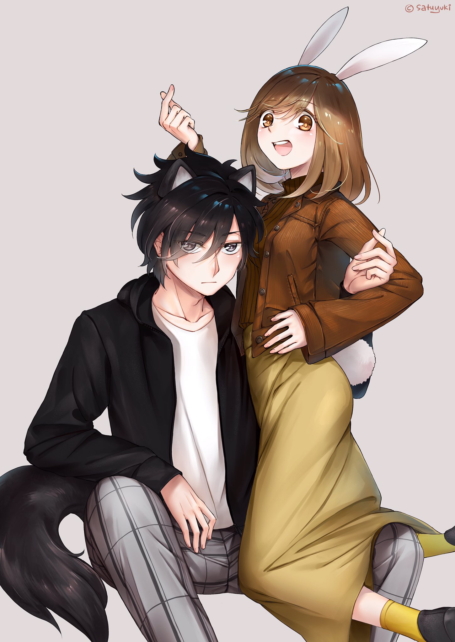 兔彼女yukiと狼彼氏kaiの日常 Yuuuki Kaikai Twitter